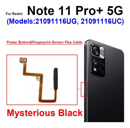 Flex Sensor De Huella Xiaomi Redmi Note 11 Pro+ 5g