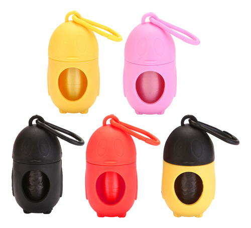 Dispensador De Bolsas Desechables Para Excrementos, 5 Unidad