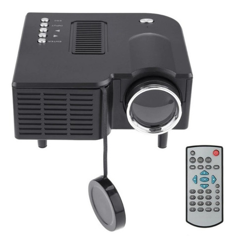 Imagem 2 de 3 de Projetor Mini Maxnova Plc-08 48lm Preto 110v/220v