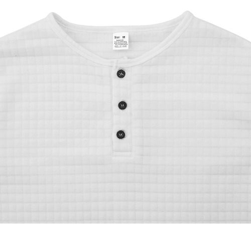 Playera De Manga Larga Para Hombre Y Camisa Casual Henry