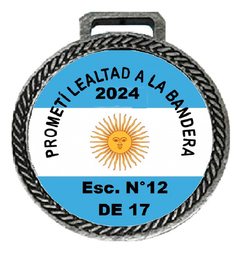 Medalla Promesa A La Bandera Con Cinta Souvenir (pack 46u.)