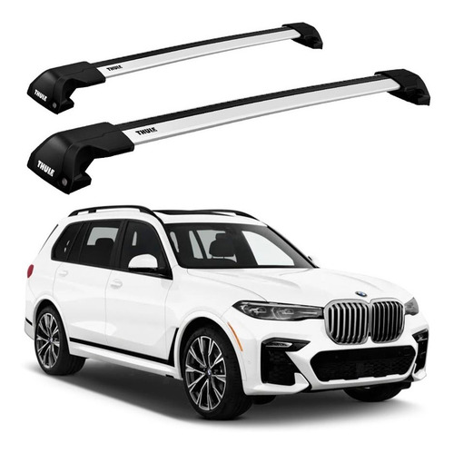 Rack Thule Wingbar Edge Bmw X7 C/ Longarinas 19 -