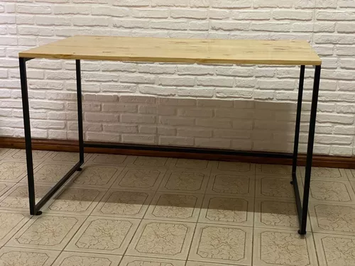 ▷ MESA DE ESCRITORIO PARA ORDENADOR en madera de pino