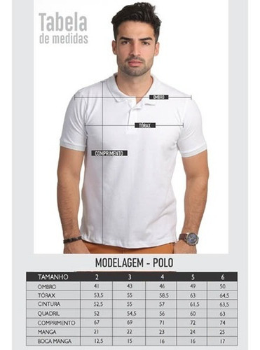 Imagem 7 de 8 de Camisa Polo Malha Vermelho Jota Jota Camisaria