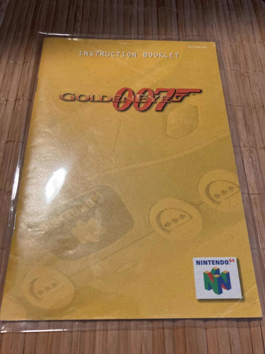Manual 007 Golden Eyes Nintendo 64 (n64)