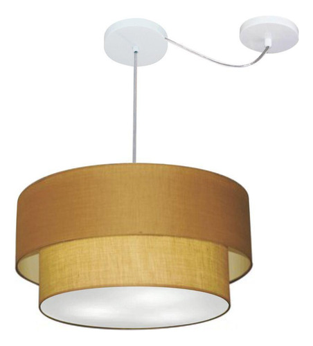 Lustre Pendente Cilíndrico Desvio Palha Mj-4366 Mesa Jantar