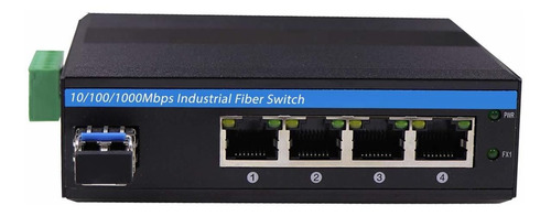 Olycom Convertidor Fibra Gigabit Ethernet 5 Puerto Para Red