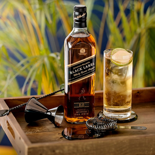 Imagen 10 de 10 de Whisky Johnnie Walker Black Label 12 Años 750ml