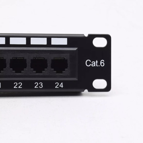 Patch Panel Cat6 24 Puertos 19 1u Montaje Utp