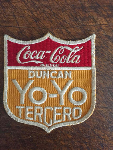 Escudo Parche Vintage Yo - Yo Duncan Coca-cola Tercero 60s