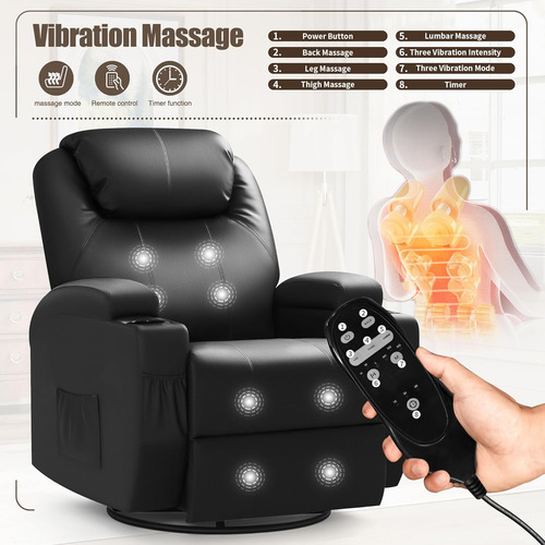 Sofá Eléctrico Ergonómico C/control Y Portavasos, Jummico