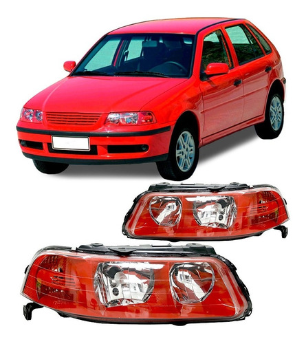 Par Farol Gol G3 1999 2000 2001 2002 2003 2004 2005 Vermelho