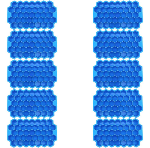 Porta Hielo Para Hacer Hielos, Mxmsj-006, 10pzas, Azul, Sili