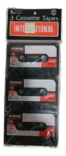 Cassette De Audio C60 Marca International Por 30 Unidades