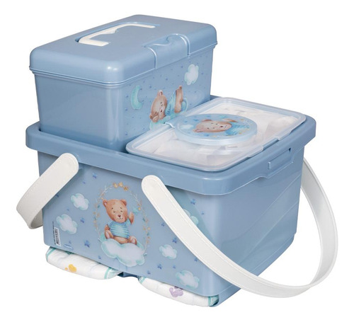 Kit Trocador 3 Peças Bebê Enxoval Plasútil