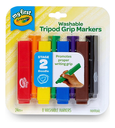 Crayola My First, Marcadores Lavables Para Niños Pequeños.