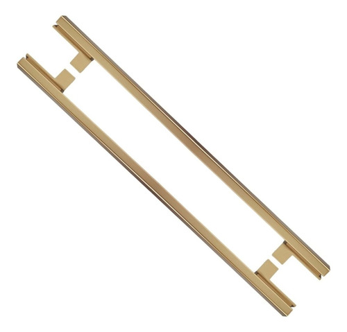 Puxador Porta Living Dourado Zen Duplo 1,5 Metro 1500mm Fosc