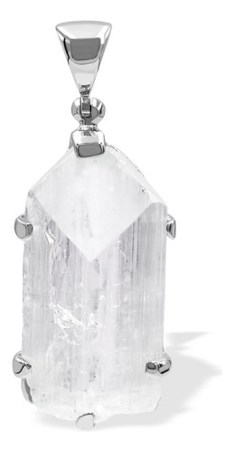 Dije De Cristal De Danburita En Plata Fina De Ley