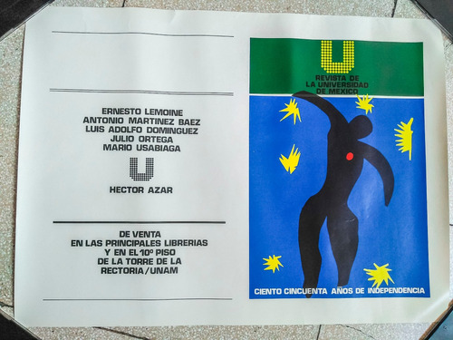 6 Posters De La Revista De La Universidad De México De 70s