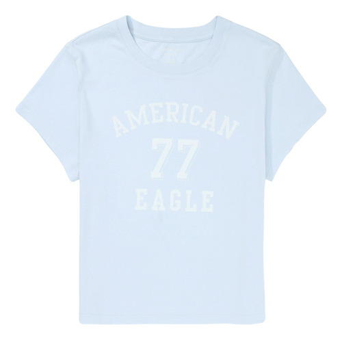 Playera Tomboy Con Gráfico American Eagle Mujer