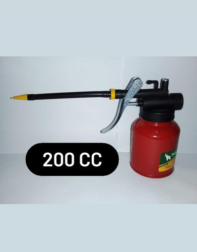 Aceitera Manual Metalica 300 Cc Pico Rigido Y Flexible