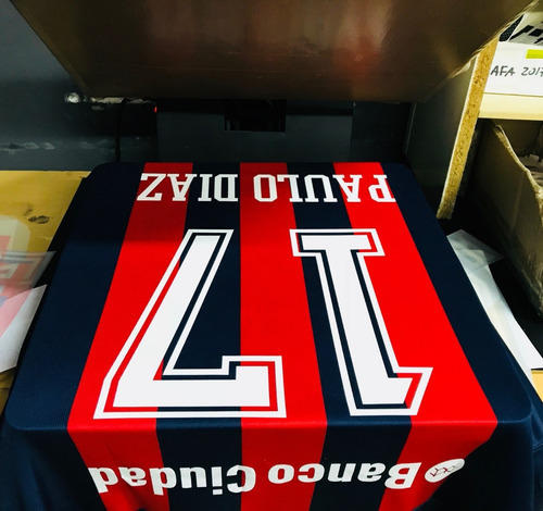 Estampado Numero San Lorenzo 2018 Titular Suplente