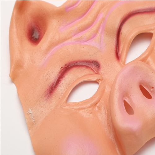 Fancy Ball Cosplay Pig Mask Half Face Animal Mask For Party