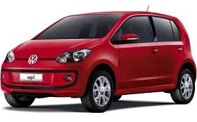 Espejo Vw Up C/comando Manual,sin Luz,negro