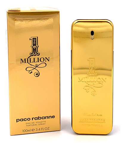 Perfume Importado 1 Million De Paco Rabanne  Eau De Toilette 100 Ml Lacrado