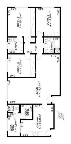 Imagem 21 de 21 de Apartamento Com 3 Dorms, Jardim Paulista, São Paulo - R$ 1.5 Mi, Cod: 2614 - V2614