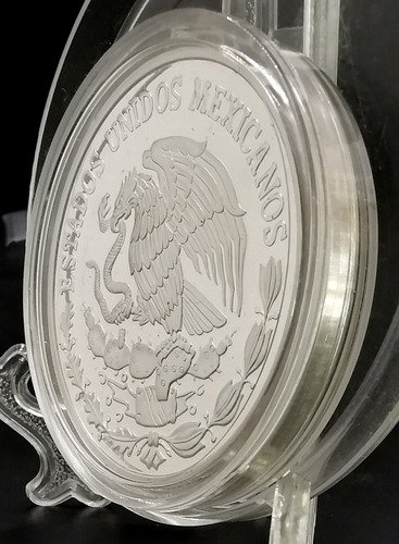 Moneda De Dos Onzas Plata 80 Aniv Banxico Proof 1925 2005