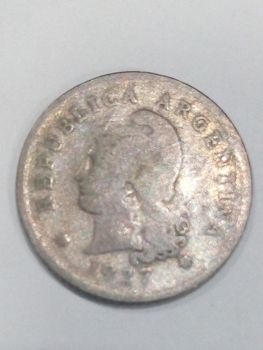 Moneda De 10 Centavos Argentina Año 1927