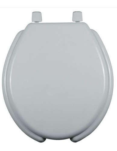 Asiento Para Baño Plástico Redondo Color Blanco A02