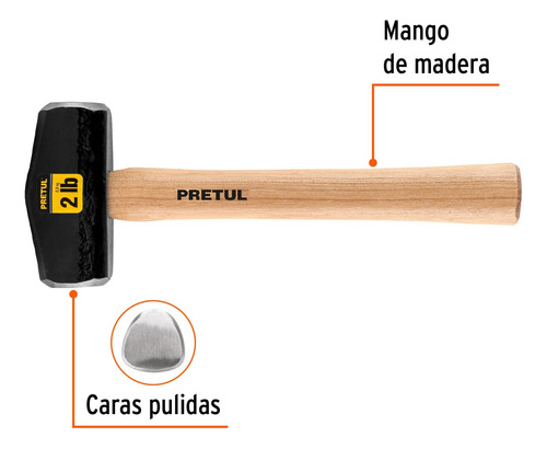 Marro Nevada 2 Lbs. Mango 10-3/4 , Pretul 22215