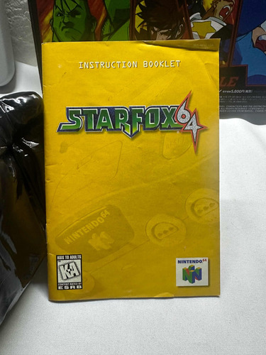 Manual Starfox 64 N64 Auténtico