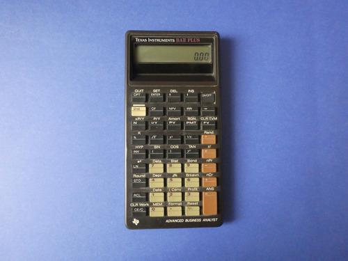 Calculadora Texas Instruments Baii Plus , 1991