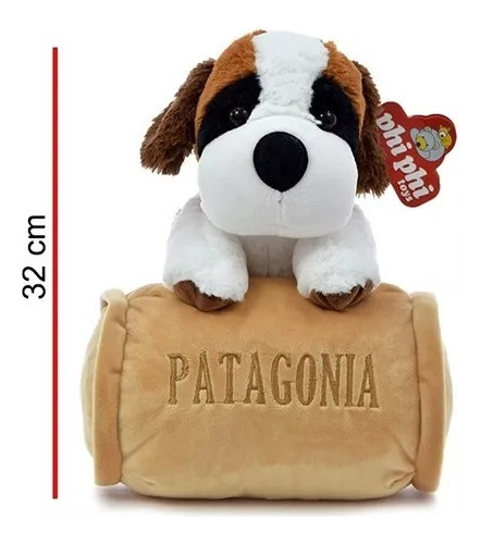 Peluche Perro San Bernardo C/ Barril Suave 32 Cm Phiphi Toys