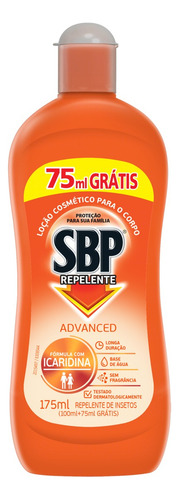 Repelente Corporal Sbp Advanced 175ml - Icaridina - Kit C/02