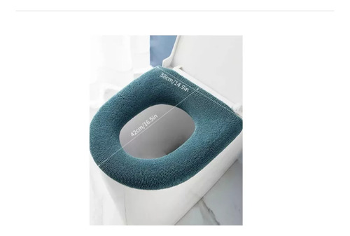 Cubre Asiento Funda Lavable Cálida Inodoro Taza Wc Baño