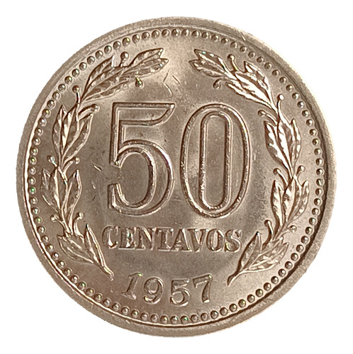 Argentina 50 Centavos 1957 Sin Circular Cj 258