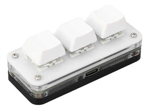 Mini Teclado Usb De 3 Teclas, Macro Programável Para Jogos M