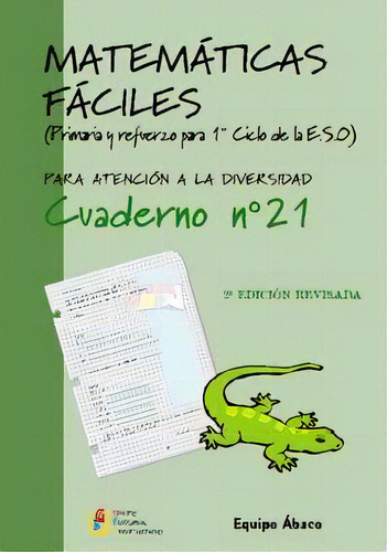 Matemãâ¡ticas Fãâ¡ciles 21, De Varios Autores. Editorial Geu, Tapa Blanda En Español