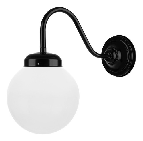 Aplique Globo De Pared Lampara Apto Led Redondo Grande Ge1