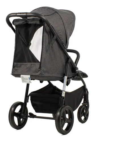 Coche Cuna Bebé De Paseo Mega Baby Zeus Hasta 22 Kg Gris