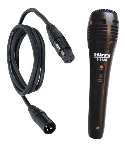 Microfono Dinamico Con Cable Balanceado Idela Karaoke Liq#