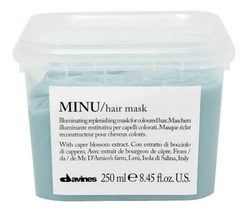 Minu Hair Mask Davines 250 Ml