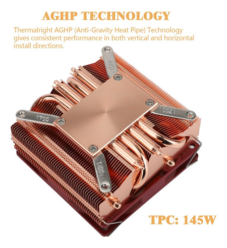 Thermalright Axp90 X53 Full Blow Perfil Itx Cpu Enfriador, C