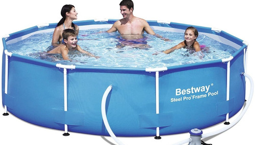 Piscina Estructural Familiar 305x76 Cm + Bombabestway