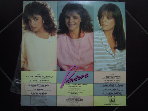 Pandora Lp Pandora Como Te Va Mi Amor (Usado)
