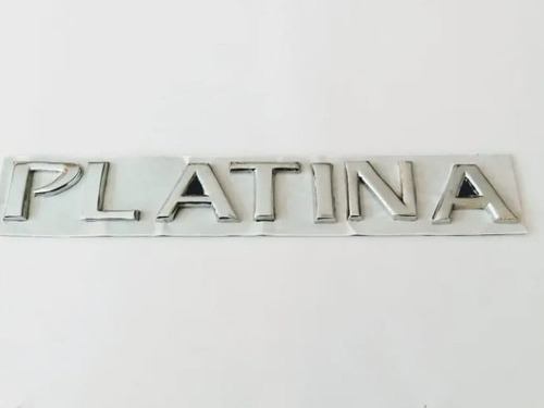 Emblema Nissan Platina Letra
